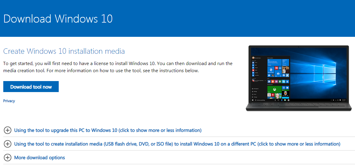 windows 10 iso image download